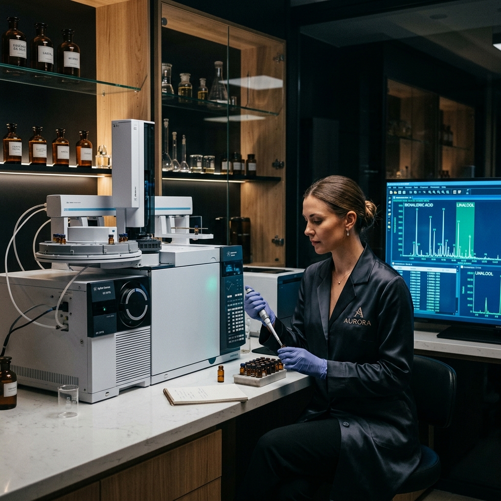 GC/MS lab analysis of JP Atelier fragrance