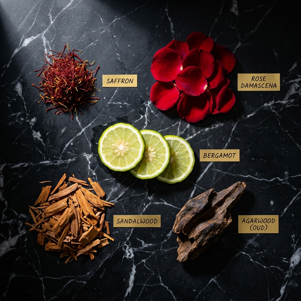 Eclipse ingredients — cardamom, labdanum, oud